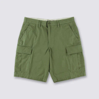 【VANS 官方旗艦】Service Cargo Relaxed 男女款軍綠色短褲
