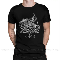 COD Bn3d9we23 เสื้อยืดแขนสั้น ผ้าฝ้าย ทรงหลวม ลาย Vikings Norse Ragnar Odin Entering Valhalla On Sle