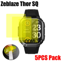 5PCS Film For Zeblaze Thor SQ Smart Watch Screen Protector Cover HD TPU Films