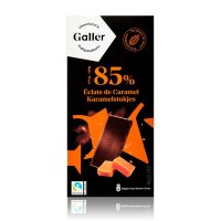 【Galler伽樂】85%醇黑焦糖夾心巧克力(80g 效期2025/05/19)