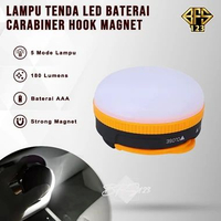 Lampu Tenda LED Baterai Hook Carabiner Magnet