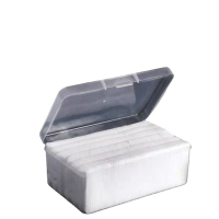 免運 空盒長方形多功能透明塑料收納盒桌面翻蓋口罩零件化妝品工具收藏 特惠/快速出貨