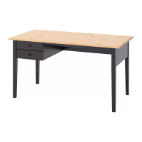 ARKELSTORP 書桌/工作桌, 黑色, 140 x 70 公分