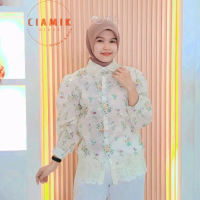 Atasan Motif Bunga-Bunga Renda Borkat