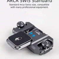 Backpack Quick Release Plate Clip Camera Quick Switch Tripod Slider Installation Adapter Camera Clip w/ Arca Swiss for Backpack