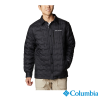 Columbia 哥倫比亞 男款 - Omni-Heat 保暖羽絨650FP襯衫領外套-黑色 UWE77720BK