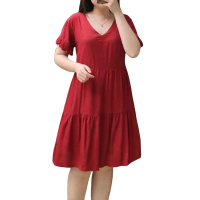 MINI DRESS TERBARU POLOS DRESS Pendek BAHAN Rayon Casual Nyaman All Size 110 cm Lingkar Dada 100 cm