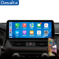 Dasaita for Toyota RAV4 2019 2020 2021 2022 Qualcomm 665 12.3" QLED 2K Screen 4G LTE 8+256 Carplay Auto Radio Car Stereo