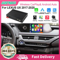 JUSTNAVI Wireless Apple CarPlay Android Auto Smart AI BOX For Lexus UX 2017 2018 2019 2020 Mirror Link HDMI Function
