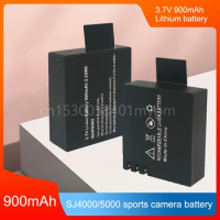 3.7V 900mAh SJ4000 Battery for SJCAM SJ5000 SJ6000 Sj7000 SJ8000 SJ9000 M10 EKEN H8 H8R H9 Sports Action Camera