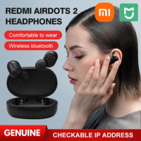 MIJIA Xiaomi Airdots 2 Wireless Bluetooth Headset with Mic Earbuds Airdots 2 Fone Bluetooth Earphones Wireless Headphones