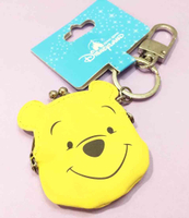 【震撼精品百貨】Winnie the Pooh 小熊維尼~零錢包鑰匙圈~大臉#60083