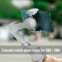 DJI OM5 Extended Phone Holder Quick Release Bracket Magnetic extension bracket For DJI Osmo Mobile 4 3 Handheld PTZ Parts