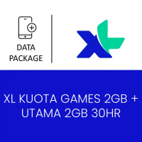 Paket Mobile Data XL - XL KUOTA GAMES 2GB + UTAMA 2GB 30HR