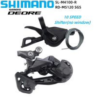 SHIMANO Deore SL-M4100 RD-M5120 Groupset For MTB Shifter SL-M4100-R Shift Lever RD-M5120 SGS Rear Derailleur Bicycle Bike Parts