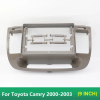 9 Inch Car Radio Fascia Frame 2DIN Install Panel Dashboard For Toyota Camry 2000-2003