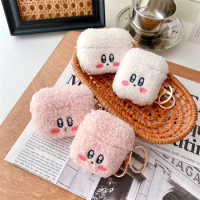 for Apple AirPods 1 2 Pro Case Cute Plush Ball Airpods2 Cover iPhone Earbuds Accessories with Keychain for Air Pods Pro Case