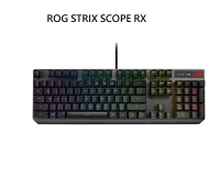 【送桌墊】【最高現折268】ASUS 華碩 ROG STRIX SCOPE RX 光學機械軸 機械式鍵盤 PBT版 紅軸90MP0240/青軸90MP0242