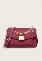 MICHAEL KORS Michael Kors Lita Medium Leather Crossbody Bag Mulberry