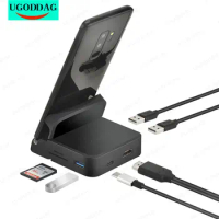 Type C HUB Docking Station Phone Stand Dex Pad Station USB C To HDMI-Compatible Dock Power Charger Kit For MacBook For Samsung