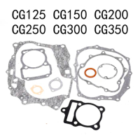 Motorcycle Cylinder Head Gasket Set Moped Scooter For CG125 XR125L CG150 CG175 CG200 CG250 CG300 CG350gasket