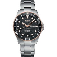 【MIDO 美度 官方授權】Ocean Star 200C海洋之星 廣告款陶瓷潛水錶(M0424302105100)