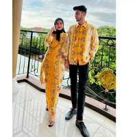 COUPLE BATIK KONDANGAN SETELAN SONGKET PALEMBANG Motif Pesta