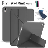 For ipad Mini 6 generation Tablet case 8.3''Smart cover For ipad A2568 A2569 Soft PU leather funda caqa for ipad mini6 2021 case