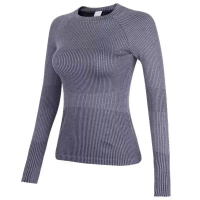 BOCHANG Premium Modal Cotton Long Sleeve Yoga Shirt KFS01 High Elasticity Slim Fit Quick Dry Breatha