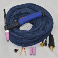 Euro Style WP-26F-25R 25-Foot 7.6-Meter 200Amp Air-Cooled TIG Welding Torch Complete Flexible TIG Torch Head Body