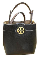 湯麗柏琦 - Tory Burch 144031 Felix Bucket Bag 皮革 水桶包 斜背包 黑色 1pc