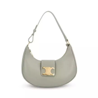 CELINE [12.12 Dealcember] Ava Triomphe Bag Soft Smooth Calfskin Clay Ghw