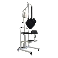 medical wheel toilet hydraulic lift chair move nursing patient transfer commode chair