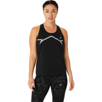 【asics 亞瑟士】TRAINING無袖上衣 女款 跑步 背心(2012C755-001)