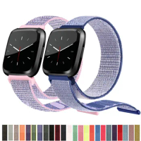 Nylon Strap for Fitbit Versa3 Lite Versa 2 band Smart watch replacment Watchbands correa Loop Bracelet Fitbit Versa 3 Sense band