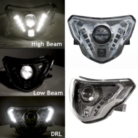 LED Headlights For BMW G310GS G310R G 310 GS R 310GS Motorcycles HeadLights With Complete Devil eyes Assembly Kit