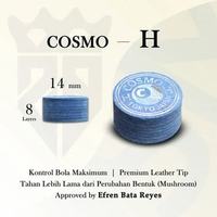 Cosmo Master Cue Tip | Master Tip Cue Stick Billiard | Original Made In Japan - Master Cue Tip Hard