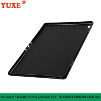 Tablet Case For Lenovo Tab M10 FHD Plus (2nd Gen) 2020 10.3" TB-X606 X606F/M/L 10.3 inch Funda Back TPU Silicone Anti-Drop Cover