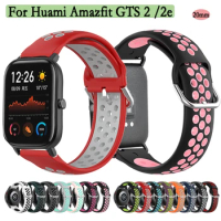 For Huami Amazfit GTS 4/4 Mini 20mm Strap Silicone watchband Wristband Replacement For Huami Amazfit pop pro