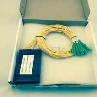 LC Fiber Optical PLC Splitter with LC/APC Connector, 2.0mm, 1x32 ABS Box, Free Shipping