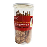泰國進口GEO金東洋沙爹魚串罐裝甜辣魚味童年回憶經典魚片小零食