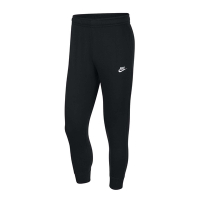 Nike 長褲 NSW Club Fleece Pants 黑 白 男款 棉褲 縮口褲 BV2672-010