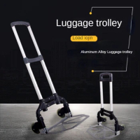 Portable Folding Trolley Aluminum Trolley Trolley Luggage Cart Home Shopping Cart