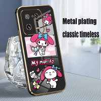 cute My Melody Soft electroplating casing ponsel yang indah phone case for Xiaomi 13PRO,Melody patte