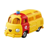 大賀屋 日貨 TOMICA 維尼 夢幻 麵包車 汽車 模型 兒童 玩具 小熊維尼 迪士尼 正版授權 L00010040