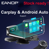 EANOP M60 HUD 7'' Digital OBD2 Head Up Display Car Media Projector Support Carplay Andorid Auto FM google GPS Naviga New Remoter