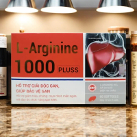 [Sản phẩm bán chạy] L - Arginine 1000 pluss hộp 60 viên bổ gan, mát gan, giải độc, hạ men gan, tăng 