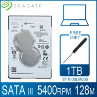 Seagate 1TB Laptop Hard Drive Disk Disc 5400 RPM 128M 2.5" Internal HDD HD Harddisk SATA III 6Gb/s Cache 7mm for PS4 Notebook