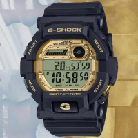CASIO G-SHOCK 時尚黑金 電子腕錶 GD-350GB-1