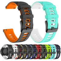 20mm 22mm Silicone Strap For TicWatch Pro 3 Ultra Watch Band GPS/LTE For Ticwatch GTX S2 E2 E3 GTH/GTW Sports Bracelet Watchband